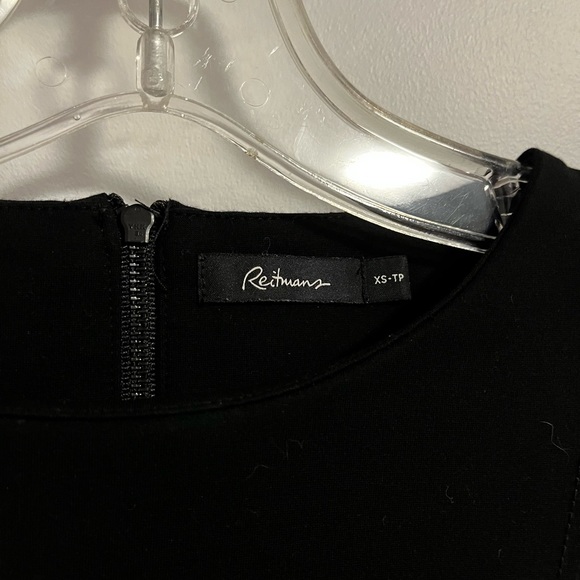 Reitmans slim fit long sleeve dress in black - Picture 3 of 6